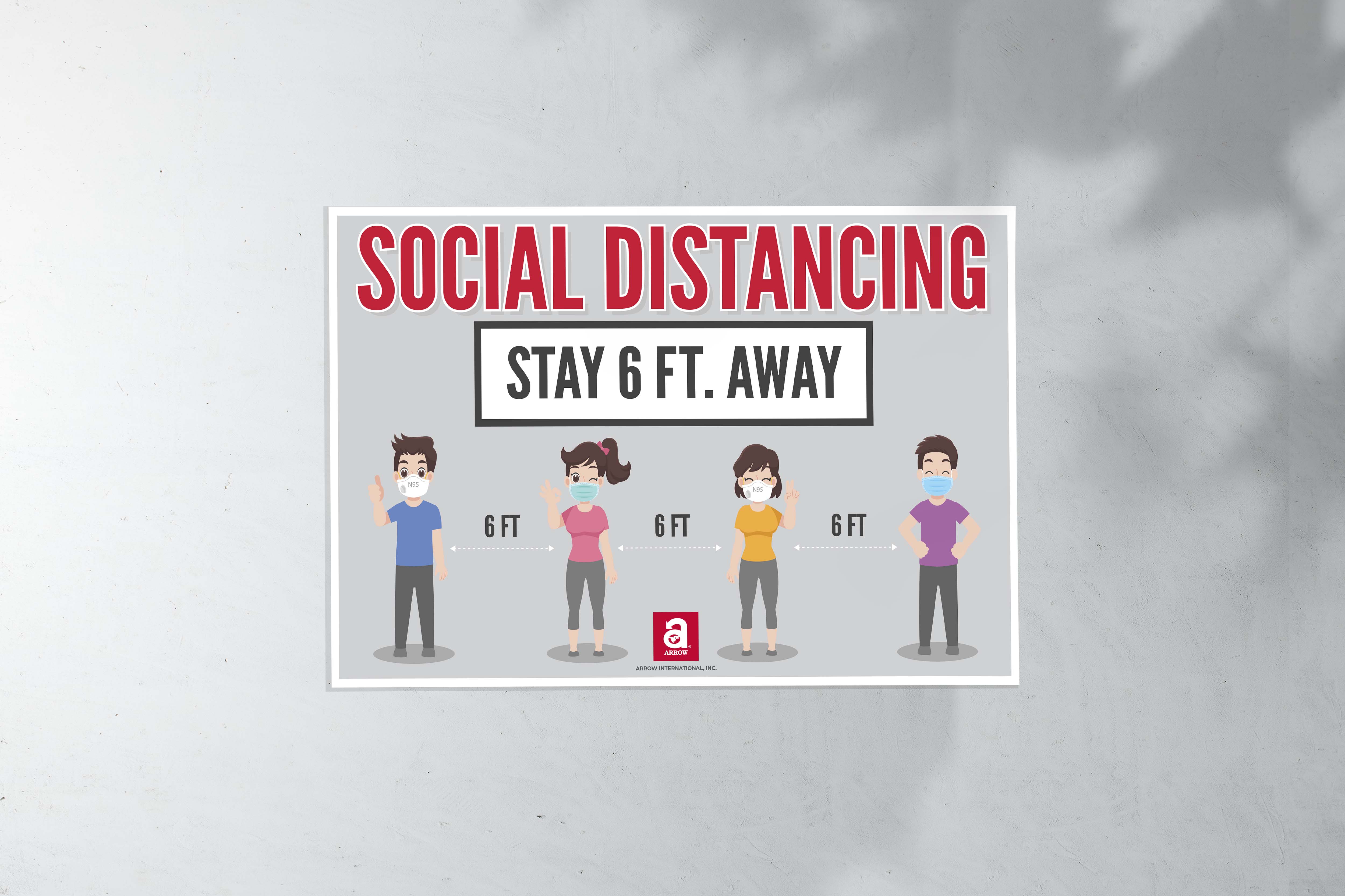 Social Distancing Sign (17