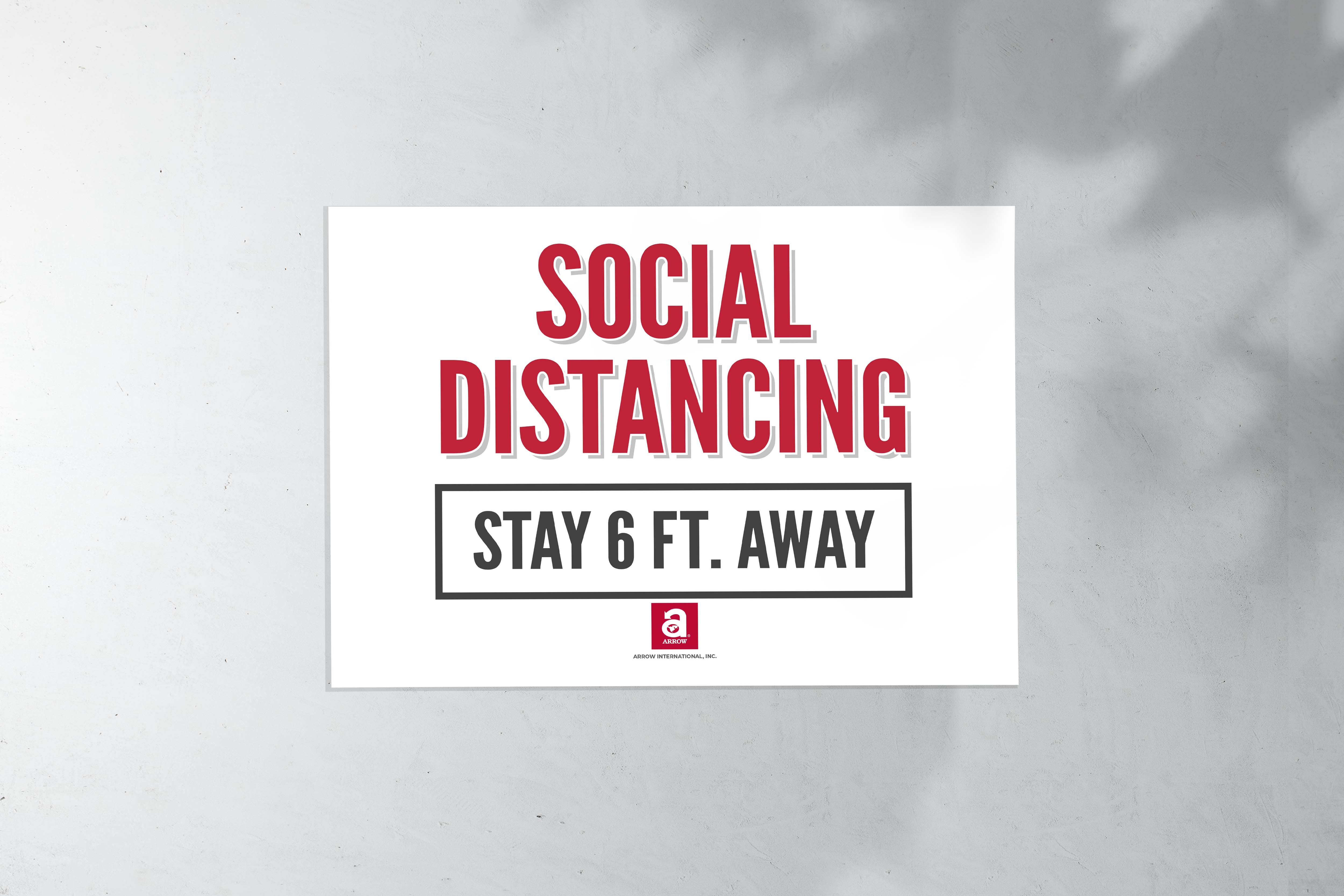 Social Distance Sign (17